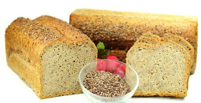 Leinsaat Keimkorn Brot